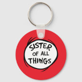 Dr. Seuss | Sache 1 Sache 2 - Schwester aller Ding Schlüsselanhänger (Vorderseite)