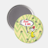 Dr. Seuss | Sam-I-Am-Holding-Zeichen Magnet (Vorderseite/Rückseite)