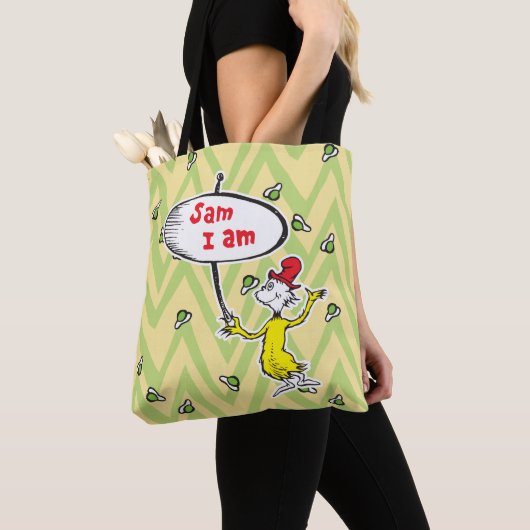 Dr. Seuss| Sam-I-Am-Holding - Zeichen Tasche (Von Nahem)