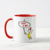 Dr. Seuss | Sam-I-Am-Holding-Zeichen Tasse (Links)