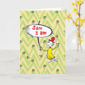 Dr. Seuss | Sam-I-Am mit Schild Karte (Gelbe Blume)