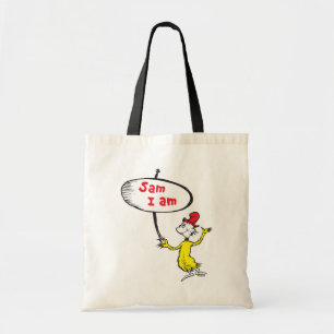 Dr. Seuss   Sam-I-Am mit Schild Tragetasche