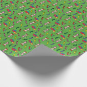 Dr. Seuss | Schnürsenkel | Cindy-Lou Who Pattern Geschenkpapier (Ecke)