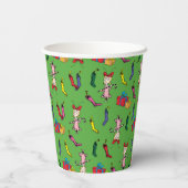 Dr. Seuss | Schnürsenkel | Cindy-Lou Who Pattern Pappbecher (Rückseite)