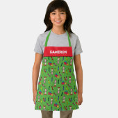 Dr. Seuss | Schnürsenkel | Cindy-Lou Who Pattern Schürze (Insitu)