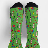 Dr. Seuss | Schnürsenkel | Cindy-Lou Who Pattern Socken (Oben)