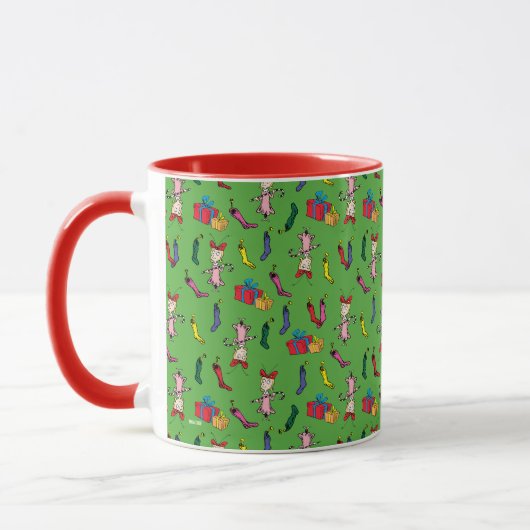 Dr. Seuss | Schnürsenkel | Cindy-Lou Who Pattern Tasse (Links)