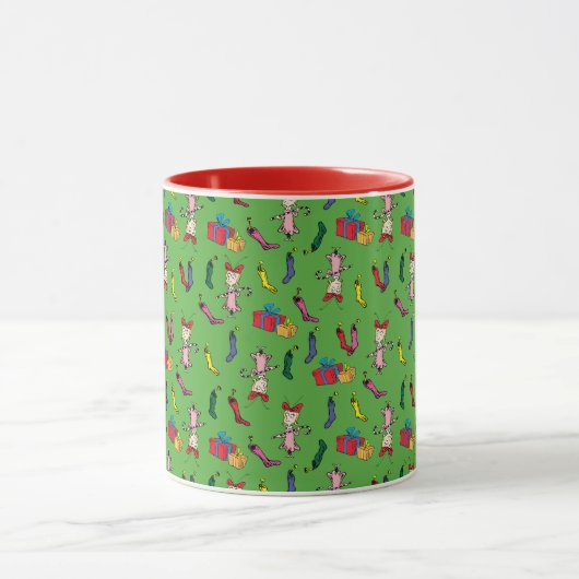 Dr. Seuss | Schnürsenkel | Cindy-Lou Who Pattern Tasse (Zentrum)