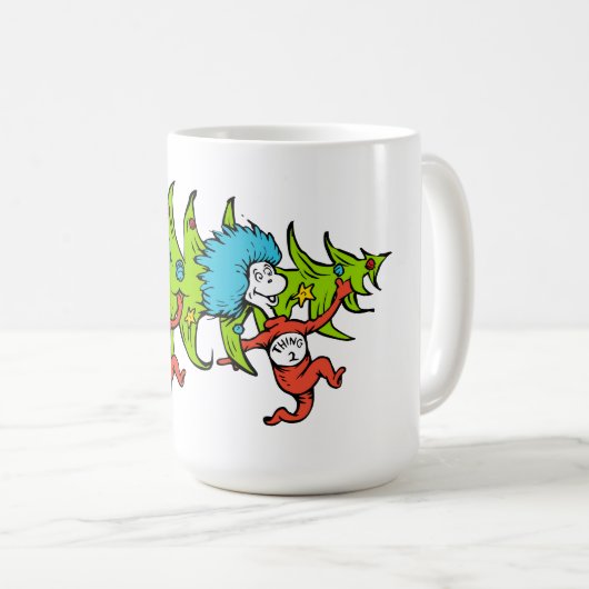 Dr. Seuss | Schnürsenkel | Das eine Weihnachten Kaffeetasse (VorderseiteRechts)