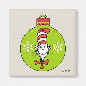 Dr. Seuss | Schnürsenkel | Katze im Hutschmuck Magnet (Vorne)
