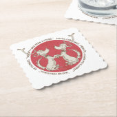 Dr. Seuss | Schnürsenkel | Max. Weihnachtsangebot Untersetzer (angewinkelt)