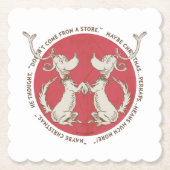 Dr. Seuss | Schnürsenkel | Max. Weihnachtsangebot Untersetzer (Vorderseite)