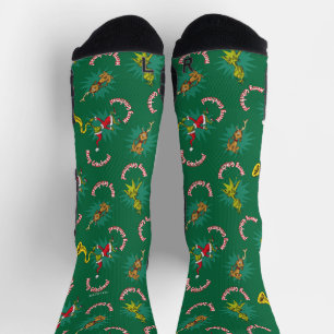 Dr. Seuss Schnürsenkel Merry Grinchmas Pattern Socken