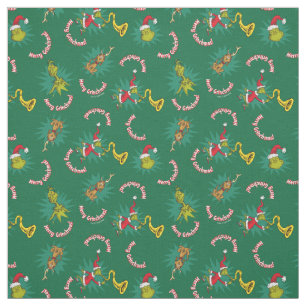 Dr. Seuss Schnürsenkel Merry Grinchmas Pattern Stoff