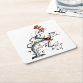 Dr. Seuss | Schnürsenkel | Mischous Cat in the Hat Rechteckiger Pappuntersetzer (angewinkelt)