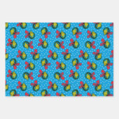 Dr. Seuss | Schnürsenkel | Weihnachtsmuster Geschenkpapier Set (Vorderseite)