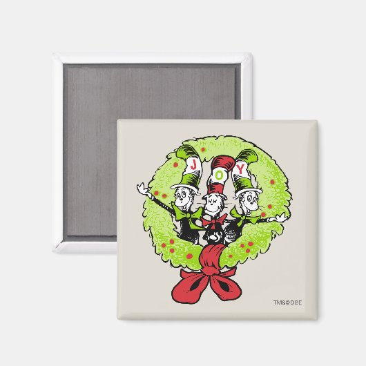 Dr. Seuss | Schnürsenkel | Who-ville Christmas Joy Magnet (Vorderseite/Rückseite)