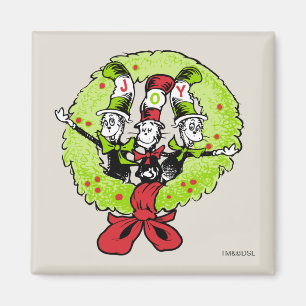Dr. Seuss Schnürsenkel Who-ville Christmas Joy Magnet