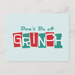 Dr. Seuss Sei kein Grinch Postkarte