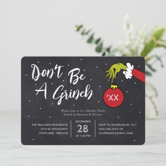 Dr. Seuss | Sei kein grinsendes Weihnachtsfest-Par (Stehend Vorderseite)