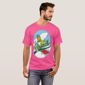 Dr. Seuss Snowboard Grinch T-Shirt (Vorne ganz)