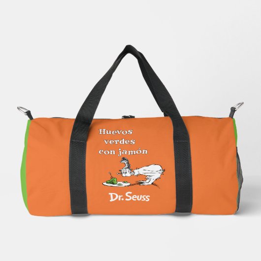 Dr. Seuss Spanische Grüne Eier mit Schinken Duffle Bag (Vorderseite)