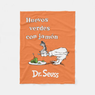 Dr. Seuss Spanische Grüne Eier mit Schinken Fleecedecke