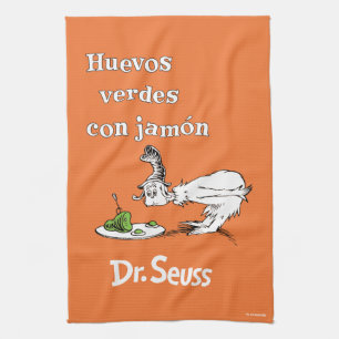 Dr. Seuss Spanische Grüne Eier mit Schinken Geschirrtuch