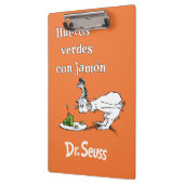 Dr. Seuss Spanische Grüne Eier mit Schinken Klemmbrett (Links)