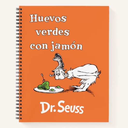 Dr. Seuss Spanische Grüne Eier mit Schinken Notizblock (Vorderseite)