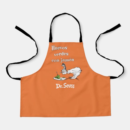 Dr. Seuss Spanische Grüne Eier mit Schinken Schürze (Vorderseite)