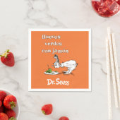 Dr. Seuss Spanische Grüne Eier mit Schinken Serviette (Beispiel)