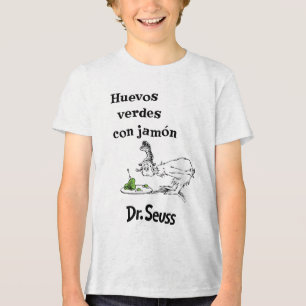 Dr. Seuss Spanische Grüne Eier mit Schinken Tri-Blend Shirt