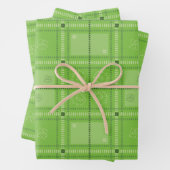 Dr. Seuss | St. Patrick's Day Kariert Pattern Geschenkpapier Set (Beispiel)