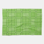 Dr. Seuss | St. Patrick's Day Kariert Pattern Geschirrtuch (Horizontal)