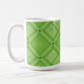 Dr. Seuss | St. Patrick's Day Kariert Pattern Kaffeetasse (Links)