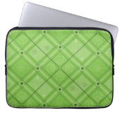 Dr. Seuss | St. Patrick's Day Kariert Pattern Laptopschutzhülle (Vorderseite)
