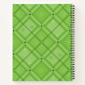 Dr. Seuss | St. Patrick's Day Kariert Pattern Notizblock (Rückseite)