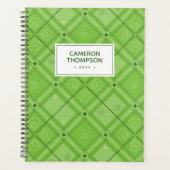 Dr. Seuss | St. Patrick's Day Kariert Pattern Planer (Vorderseite)