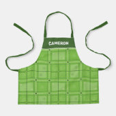 Dr. Seuss | St. Patrick's Day Kariert Pattern Schürze (Vorderseite)