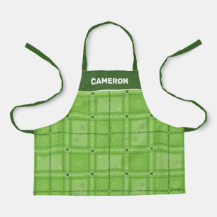 Dr. Seuss   St. Patrick's Day Kariert Pattern Schürze