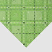 Dr. Seuss | St. Patrick's Day Kariert Pattern Seidenpapier (Ausschnitt)