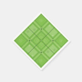 Dr. Seuss | St. Patrick's Day Kariert Pattern Serviette (Ecke)