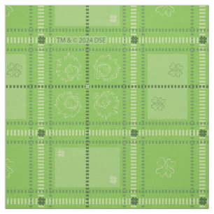 Dr. Seuss   St. Patrick's Day Kariert Pattern Stoff