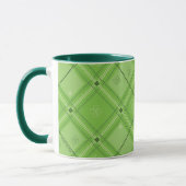 Dr. Seuss | St. Patrick's Day Kariert Pattern Tasse (Links)