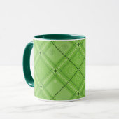 Dr. Seuss | St. Patrick's Day Kariert Pattern Tasse (Vorderseite Links)