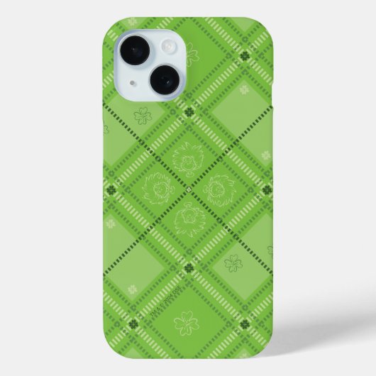 Dr. Seuss | St. Patrick's Day Karomuster Case-Mate iPhone Hülle (Rückseite)