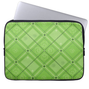 Dr. Seuss   St. Patrick's Day Karomuster Laptopschutzhülle