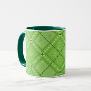 Dr. Seuss St. Patrick's Day Karomuster Tasse