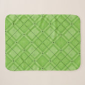 Dr. Seuss | St. Patricks Tag Karomuster Sherpadecke (Vorderseite (Horizontal))